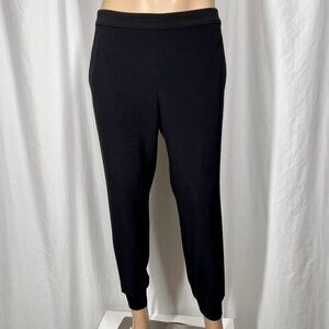 Express Women's Medium Black Stretch Polyester Spandex Pull-On Jogger Pants